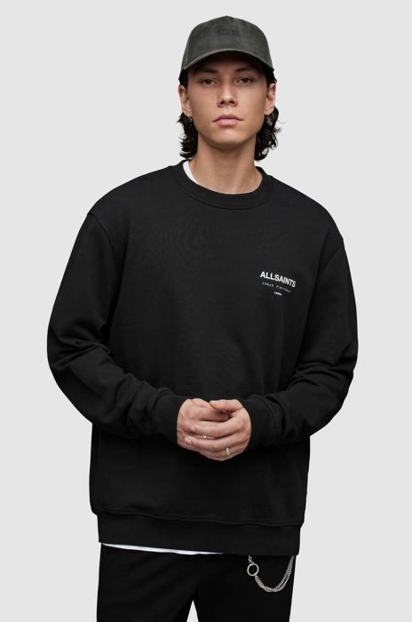 Бавовняна футболка AllSaints колір чорний з принтом (2830606) Бавовняна футболка AllSaints колір чорний з принтом (2830606)