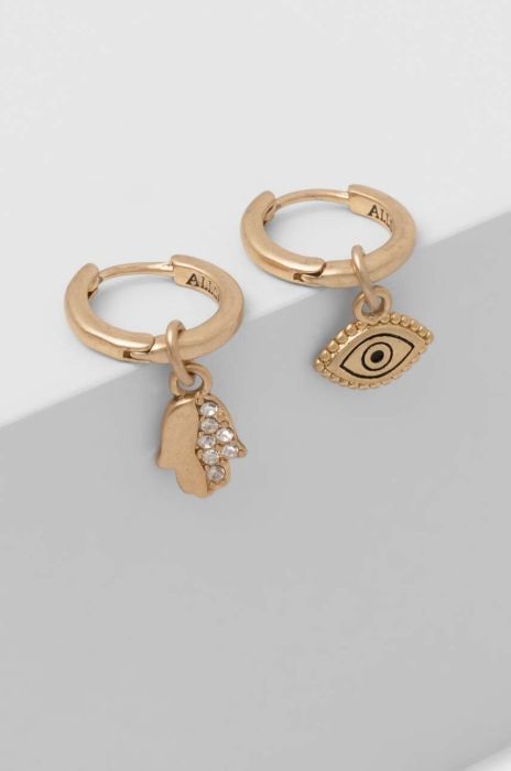Сережки AllSaints колір золотий (3259716)