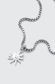 Срібне кольє AllSaints колір срібний (3337707)