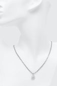 Срібне кольє AllSaints колір срібний (3337707)