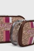 Косметичка Guess 2-pack колір коричневий (3365592)