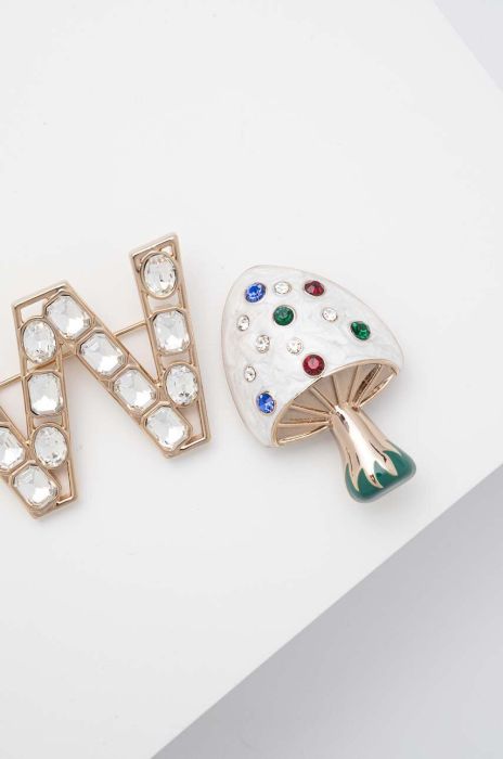 Значок Weekend Max Mara 2-pack колір білий (3393468) Значок Weekend Max Mara 2-pack колір білий (3393468)