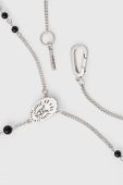 Срібне кольє AllSaints колір чорний (3458074) Срібне кольє AllSaints колір чорний (3458074)