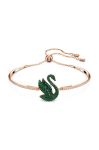 Браслет Swarovski ICONIC SWAN жіночий колір зелений (3392553)