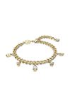 Браслет Swarovski DEXTERA жіночий колір золотий (3375969)