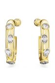 Сережки Swarovski DEXTERA колір золотий (3376042)