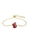 Браслет Swarovski ICONIC SWAN жіночий колір червоний (3376058)