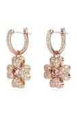 Сережки Swarovski IDYLLIA колір рожевий (3471926)