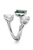 Перстень Swarovski MESMERA колір срібний (3472123)