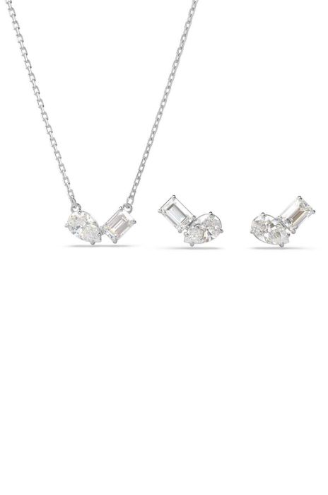 Кольє і сережки Swarovski MESMERA колір срібний Кольє і сережки Swarovski MESMERA колір срібний