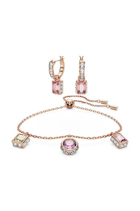 Браслет і сережки Swarovski 5662923 STILLA колір золотий