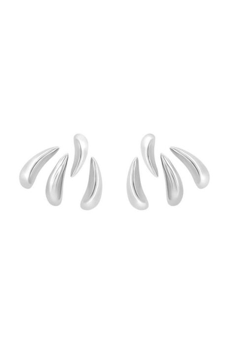 Посріблені сережки Lilou Forza колір срібний Посріблені сережки Lilou Forza колір срібний