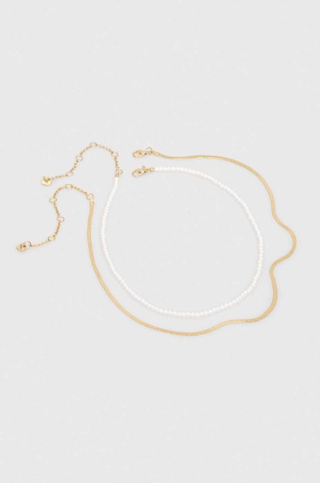 Позолочене кольє Aldo PEARLYY PEARLYY.102 колір золотий Позолочене кольє Aldo PEARLYY PEARLYY.102 колір золотий