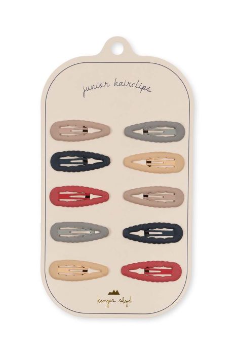 Дитячі шпильки для волосся Konges Sl?jd 10-pack колір барвистий (3522820) Дитячі шпильки для волосся Konges Sl?jd 10-pack колір барвистий (3522820)
