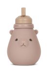 Дитяча пляшечка Konges Sl?jd колір рожевий (3673612)