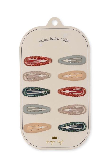 Дитячі шпильки для волосся Konges Sl?jd 10-pack колір барвистий (3675575) Дитячі шпильки для волосся Konges Sl?jd 10-pack колір барвистий (3675575)