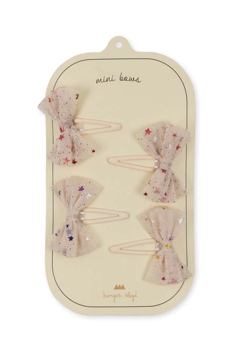 Дитячі шпильки для волосся Konges Sl?jd 4-pack колір бежевий (3675578) Дитячі шпильки для волосся Konges Sl?jd 4-pack колір бежевий (3675578)