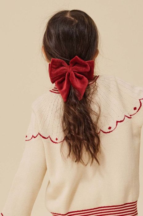 Дитяча шпилька для волосся Konges Sl?jd колір червоний (3673625) Дитяча шпилька для волосся Konges Sl?jd колір червоний (3673625)