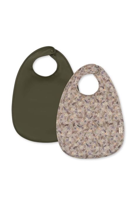 Дитячий слюнявчик Konges Sl?jd 2-pack колір темно-синій (3522861) Дитячий слюнявчик Konges Sl?jd 2-pack колір темно-синій (3522861)