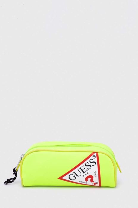 Дитячий пенал Guess колір зелений Дитячий пенал Guess колір зелений