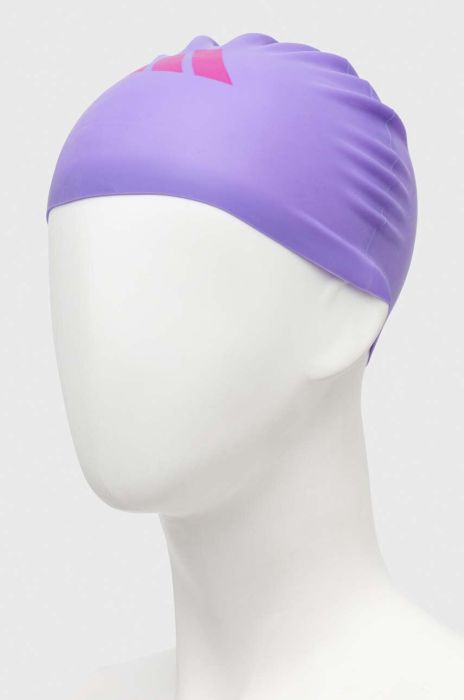 Дитяча шапка для плавання adidas Performance колір фіолетовий Дитяча шапка для плавання adidas Performance колір фіолетовий