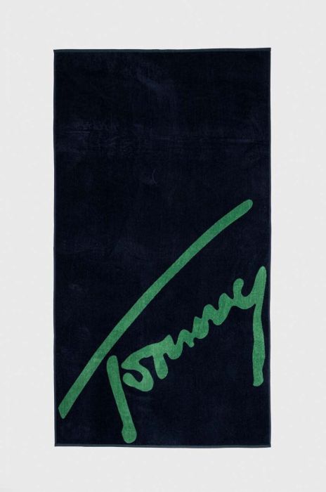 Рушник Tommy Hilfiger колір синій Рушник Tommy Hilfiger колір синій