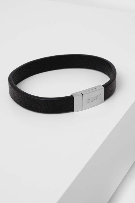 Браслет BOSS чоловічий колір чорний (3253515) Браслет BOSS чоловічий колір чорний (3253515)