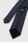 Краватка з домішкою шовку BOSS колір синій (3372268)
