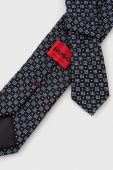 Шовковий галстук HUGO колір блакитний (3597076) Шовковий галстук HUGO колір блакитний (3597076)
