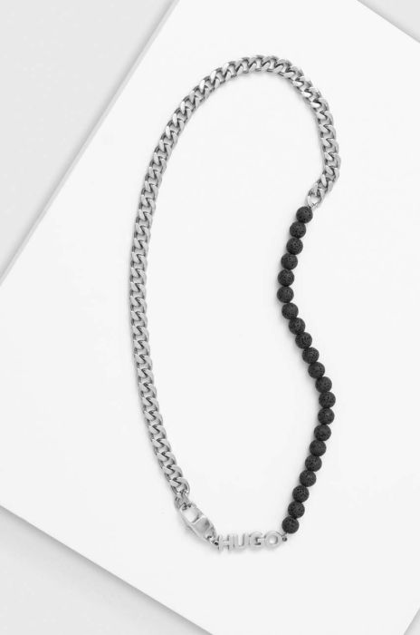 Ланцюжок HUGO чоловічий колір срібний (3488696) Ланцюжок HUGO чоловічий колір срібний (3488696)