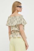Блузка Bruuns Bazaar Oleander Edias жіноча колір бежевий візерунок