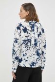 Блузка Samsoe Samsoe жіноча візерунок колір блакитний (3278383) Блузка Samsoe Samsoe жіноча візерунок колір блакитний (3278383)