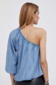 Блузка Pepe Jeans жіноча однотонна колір блакитний (3312759) Блузка Pepe Jeans жіноча однотонна колір блакитний (3312759)