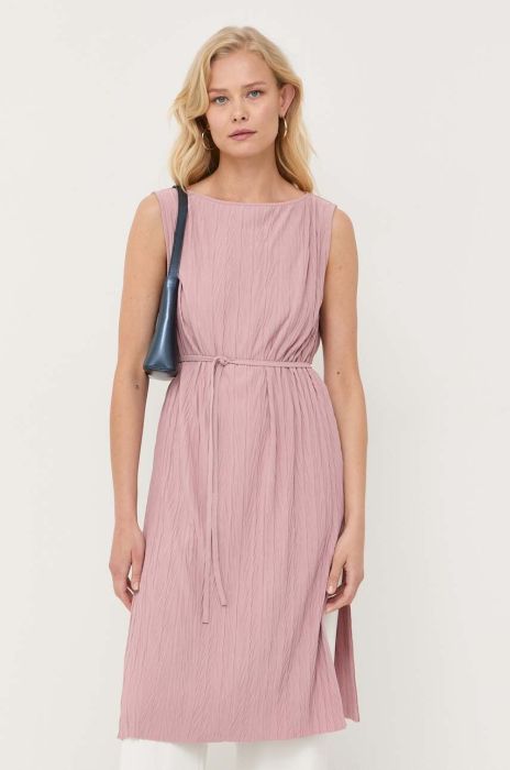 Блузка Max Mara Leisure жіноча колір рожевий однотонна (3403222)