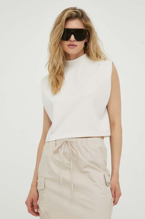Топ Drykorn Navina колір бежевий Топ Drykorn Navina колір бежевий