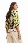 Блузка Desigual жіноча візерунок колір барвистий (3476697) Блузка Desigual жіноча візерунок колір барвистий (3476697)