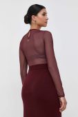 Боді Twinset колір бордовий Боді Twinset колір бордовий