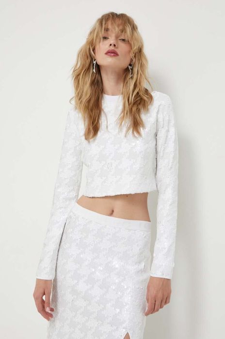 Блузка Iceberg жіноча колір білий однотонна Блузка Iceberg жіноча колір білий однотонна