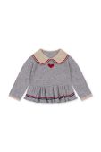 Дитяча блузка Konges Sl?jd колір сірий