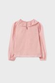 Дитяча блузка Mayoral колір рожевий однотонна (3406971)