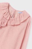 Дитяча блузка Mayoral колір рожевий однотонна (3406971)