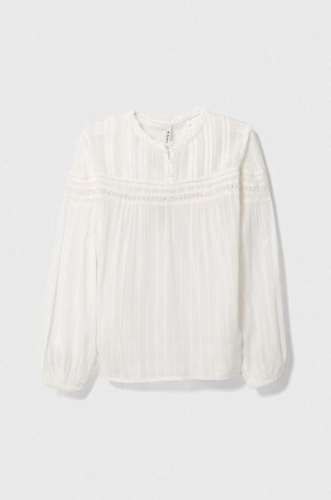 Дитяча блузка Pepe Jeans колір білий Дитяча блузка Pepe Jeans колір білий