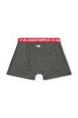 Дитячі боксери Karl Lagerfeld 2-pack колір сірий (3418309)