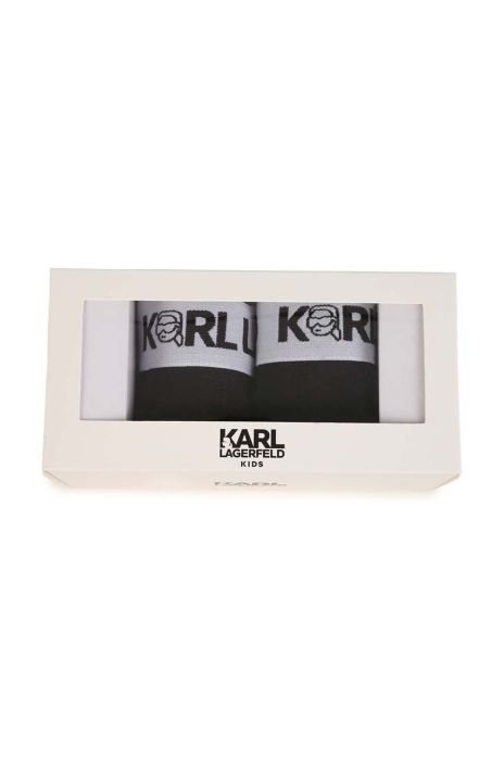 Дитячі боксери Karl Lagerfeld 2-pack колір чорний (3418308)