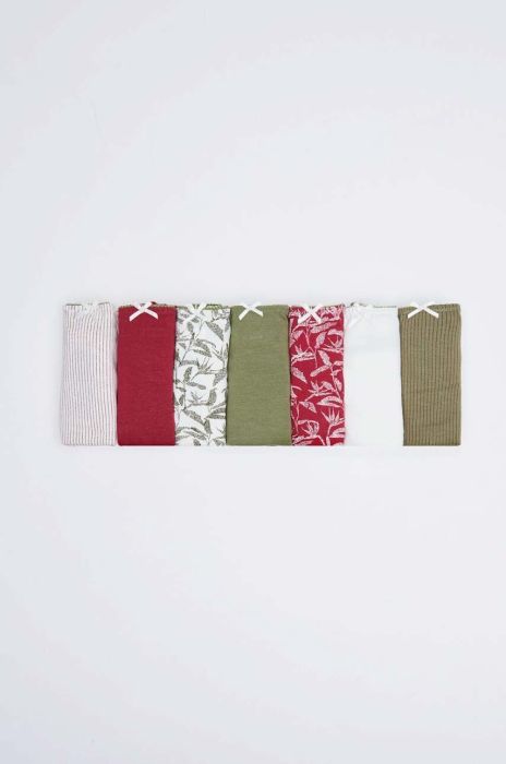 Труси women'secret 7-pack 4935786 колір барвистий Труси women'secret 7-pack 4935786 колір барвистий