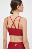 Спортивний бюстгальтер Guess колір червоний однотонний