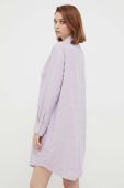 Нічна сорочка Lauren Ralph Lauren жіноча колір фіолетовий
