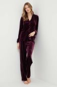 Піжама Lauren Ralph Lauren жіноча колір фіолетовий (3621076)