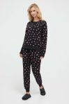 Піжама Dkny жіноча колір чорний (3469882) Піжама Dkny жіноча колір чорний (3469882)