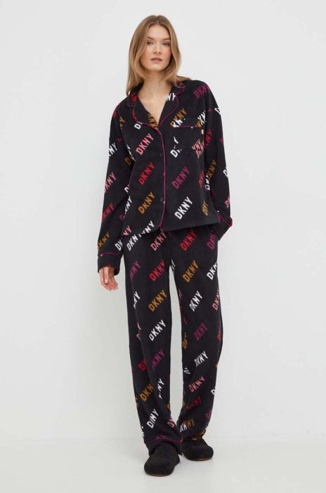 Піжама Dkny жіноча колір чорний (3621110)
